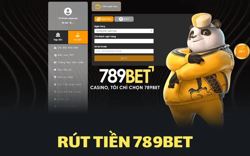 Hướng dẫn rút tiền 789bet